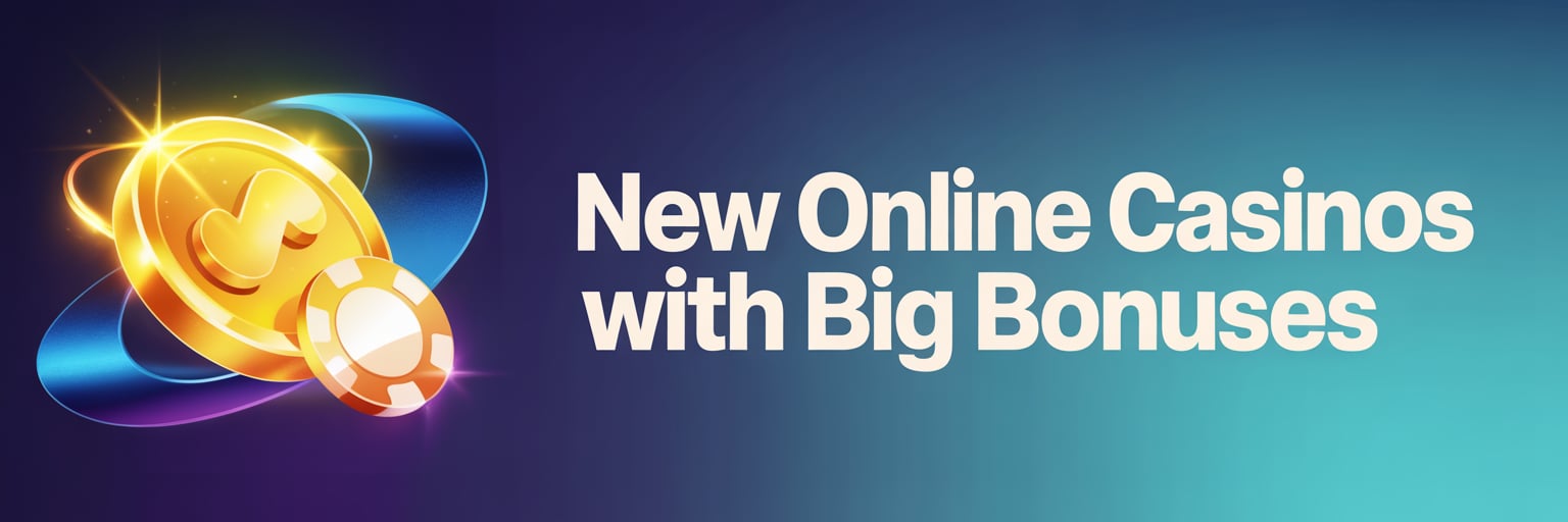 New Online Casinos with Big Bonuses and Tons of Free Spins